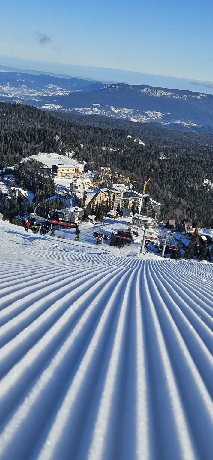 Uređena ski staza na Jahorini